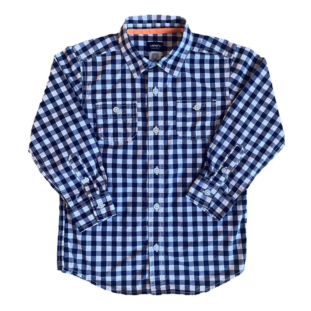 Carter’s Long Sleeve Button Down Shirt - size 6